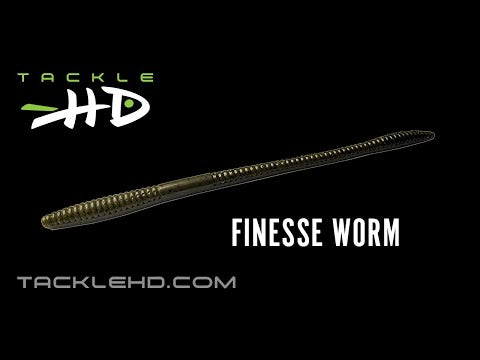 Tackle HD Needle Worm 8-Inch 25-Pack - Black