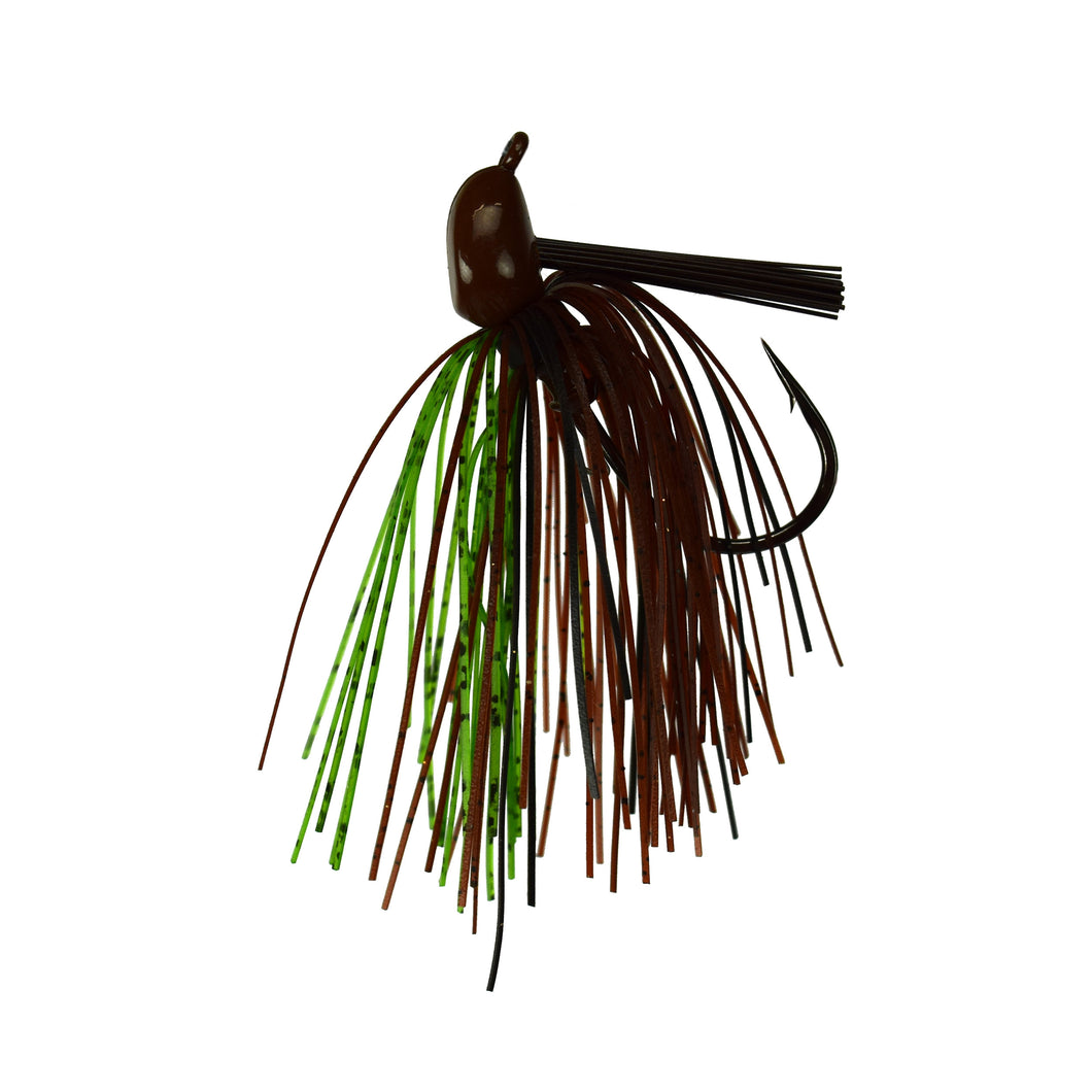 Trophy Bass Co Pro Jig 2 Pack 1 2 Ounce Brown Green